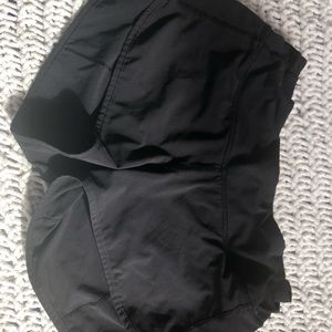 Size 6 Lululemon speed shorts. Quick dry fabric.